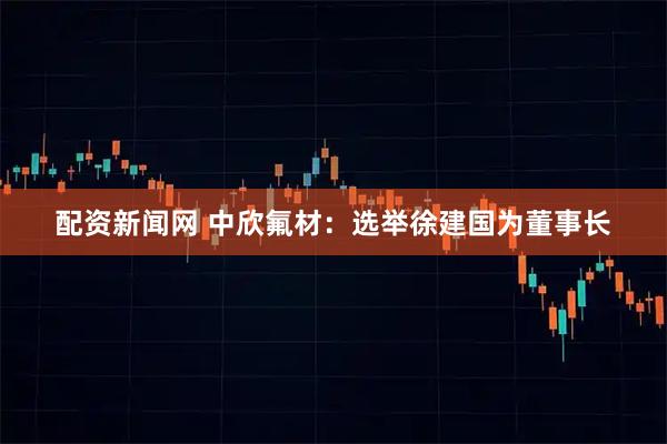 配资新闻网 中欣氟材：选举徐建国为董事长